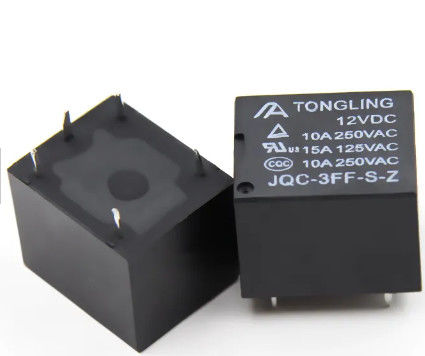 5 poder superior Mini Relay elétrico dos relés 15A 125VAC do PWB do Pin 5V 6V 9V 12V 24V T73