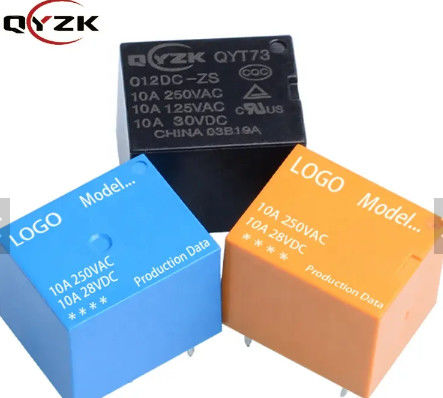 volt 5v da C.C. 48v 24v 12 do Pin T73 do PWB 5 do relé JQC-3F Spdt do interruptor 12v eletromagnético